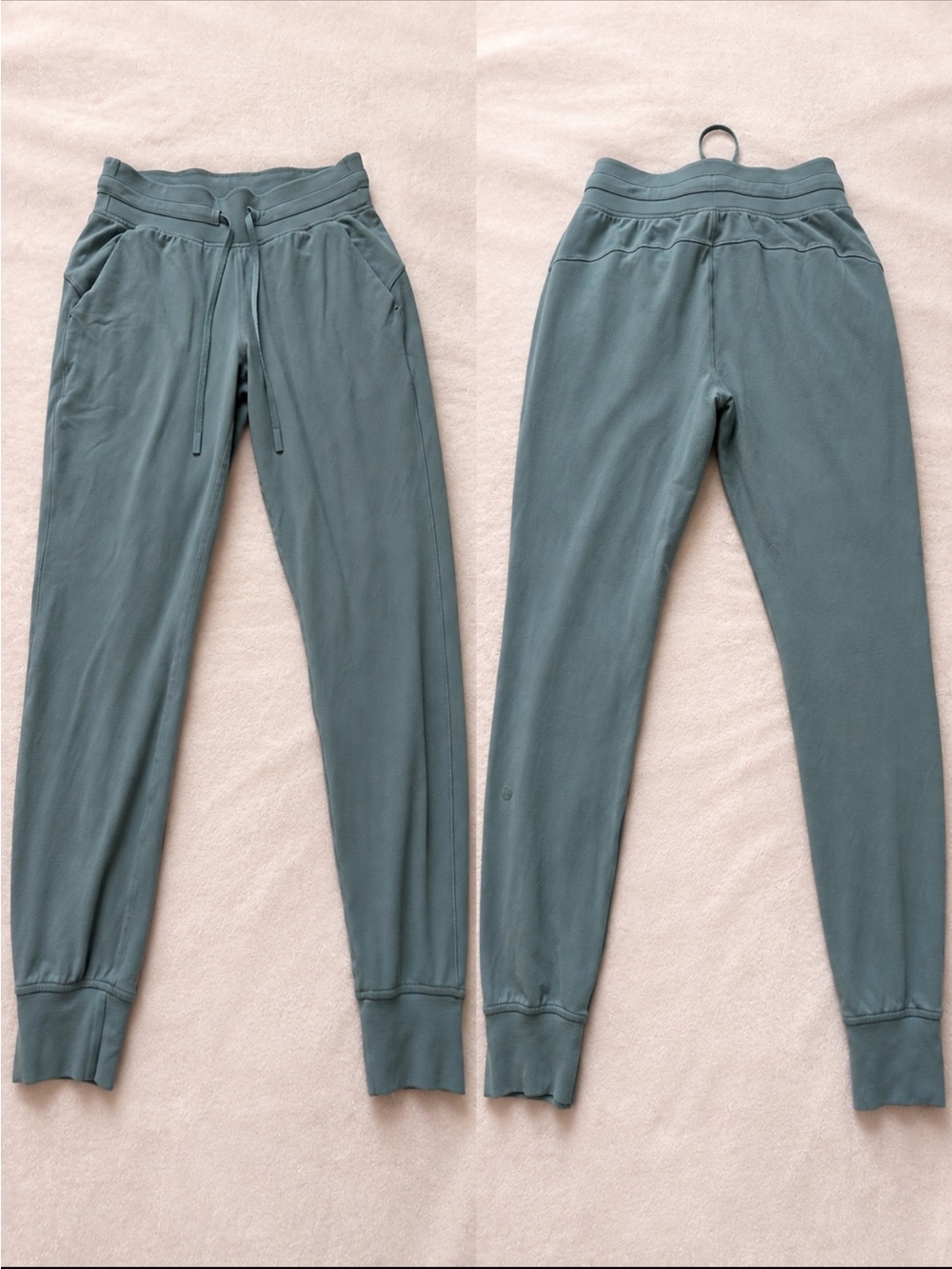 lululemon athletica High-Rise Drawstring Joggers in Slate Green